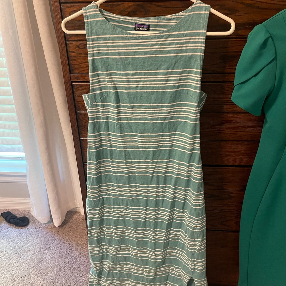 Patagonia Green Crew Neck Midi Dress
